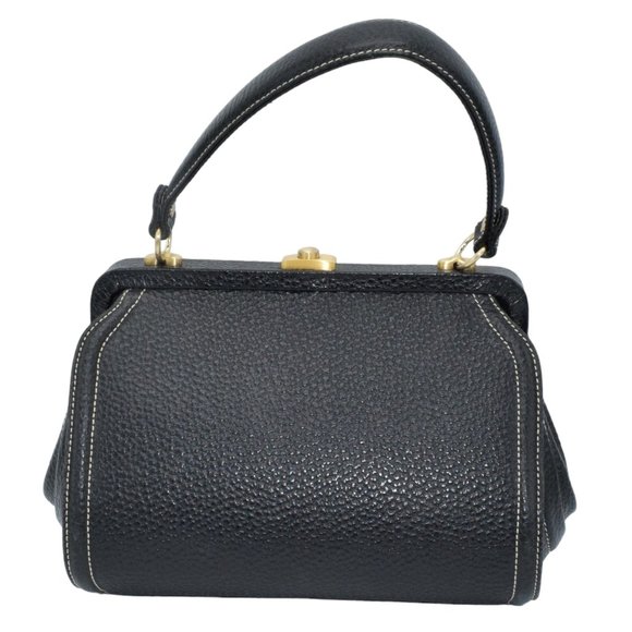 EUC Vintage Ellen Tracy Dr.'s Bag Purse Satchel Leather Purse - Picture 4 of 13